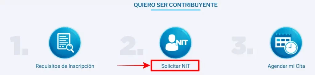 cómo solicitar el NIT en línea SAT