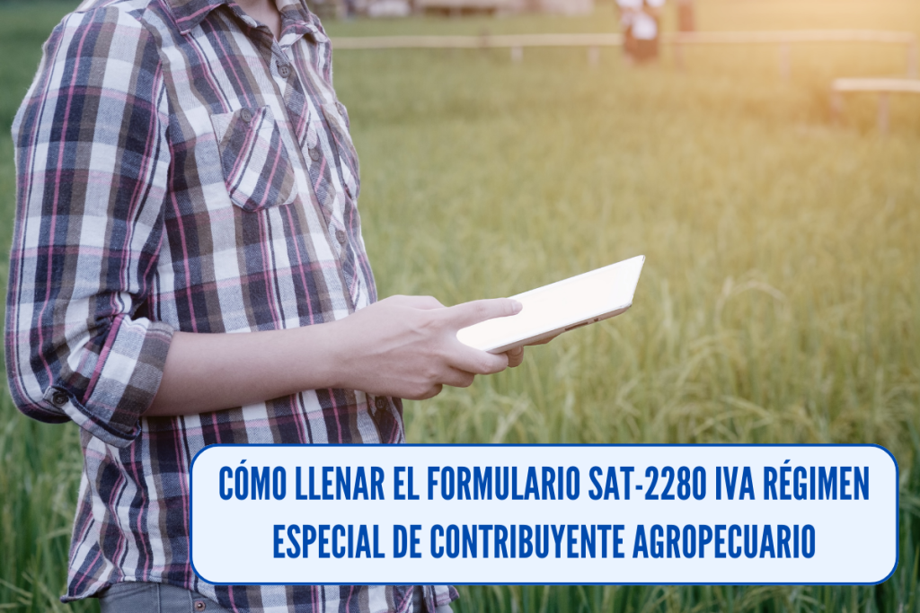 llenar el formulario SAT-2280 IVA Régimen Especial de Contribuyente Agropecuario. Pasos para presentar la declaración de IVA en Declaraguate SAT Guatemala