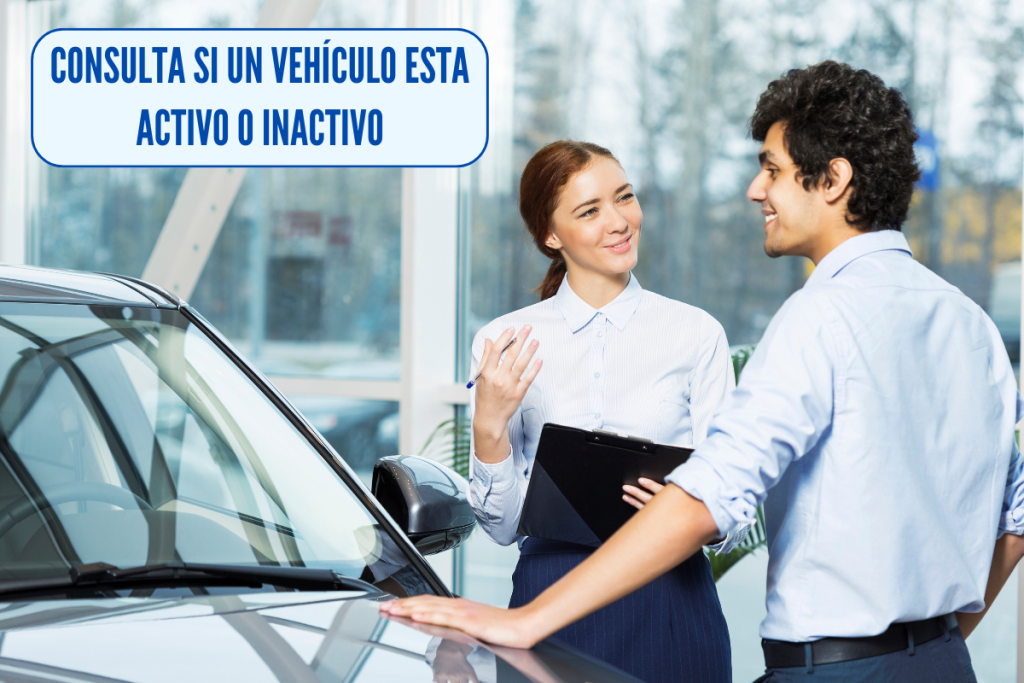 como saber si un carro esta activo o inactivo. Consulta solvencia vehículo SAT.